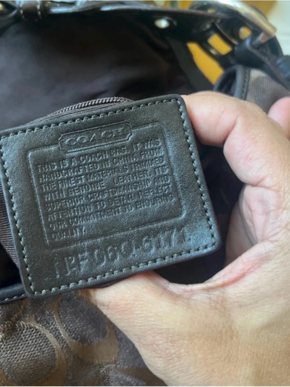 Coach vintage braided